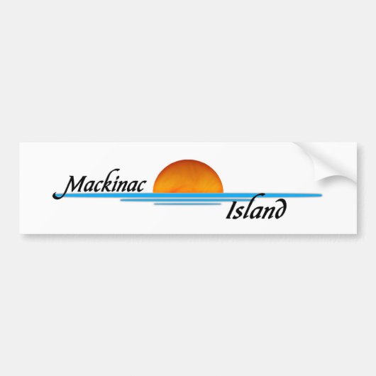 Mackinacの島 バンパーステッカー (正面)