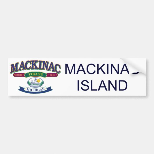 MackinacクーラーSVG [Conver バンパーステッカー (正面)