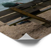 Mackinacブリッジの表示 ポスター (角)