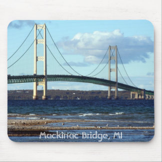 Mackinac橋秋、マキナック橋、MI マウスパッド