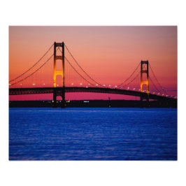 Mackinac Bridgeの写真 フォトプリント