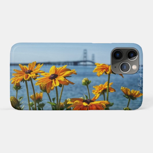 Mackinac Bridge Black Eyes Case-Mate iPhoneケース (裏面(横))