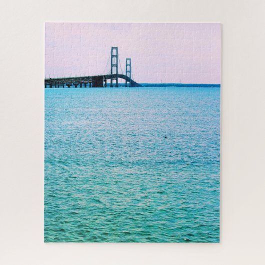 Mackinac Bridge - Lake Michigan - 16x20 - 520個 ジグソーパズル (縦)