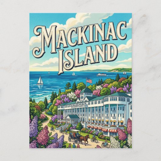 Mackinac Island ポストカード (正面)