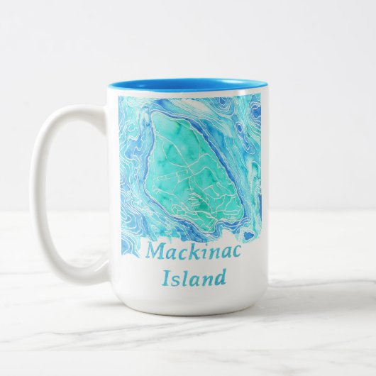 Mackinac Island Coffee Mug ツートーンマグカップ (左)
