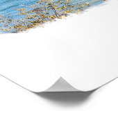 Mackinac Island Michigan Poster, Watercolor, Custo ポスター (角)