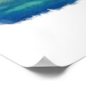 Mackinac Island Michigan Poster, Watercolor, Custo ポスター (角)