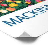 Mackinac Island Michigan Travel Poster ポスター (角)