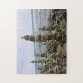 Mackinac Island Rock Cairnコレクション – 11x14インチ ジグソーパズル (縦)