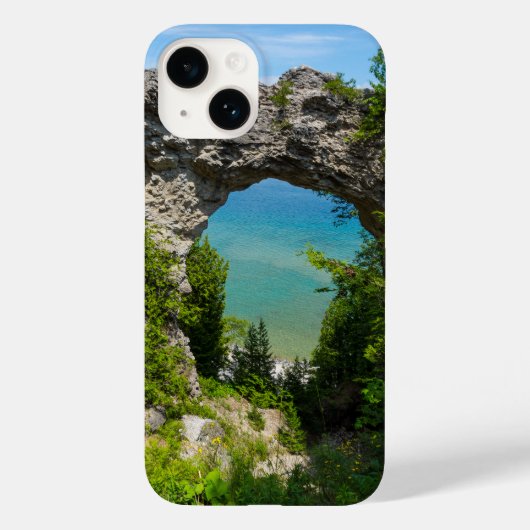 MackinacsアーチロックケースメイトiPhoneケース Case-Mate iPhoneケース (裏面)