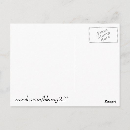 Mackinawの島 ポストカード (裏面)