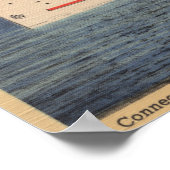 Mackinaw City, MI - View of City of Cheboygan ポスター (角)