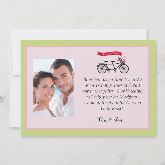 Mackinaw Island日付を保存 セーブザデート (正面)