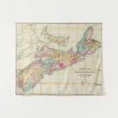 Mackinlayのノバスコシア2の地域の地図 タペストリー (正面(横))