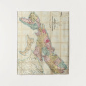 Mackinlayのノバスコシア2の地域の地図 タペストリー (正面)