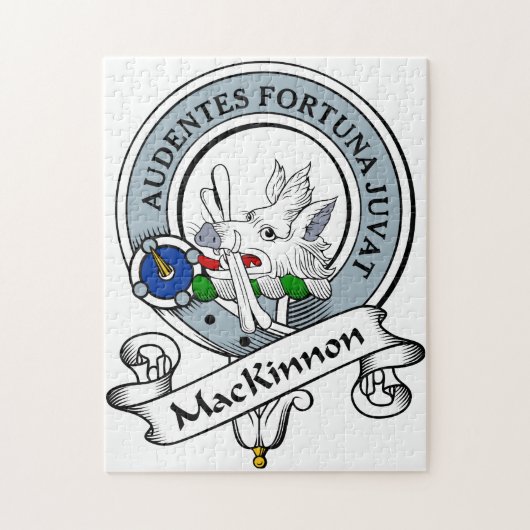 MacKinnonの一族は記章を付けます ジグソーパズル (縦)