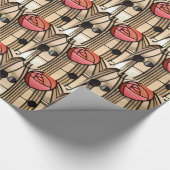 Mackintosh – ステンドグラス窓 ラッピングペーパー (角)