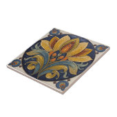 Mackintosh Art Deco Abstract Floral Wall Decor タイル (側面)