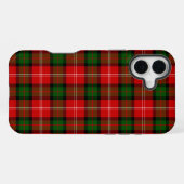 MacKintosh tartan red green plaid iPhoneケース (裏面横)