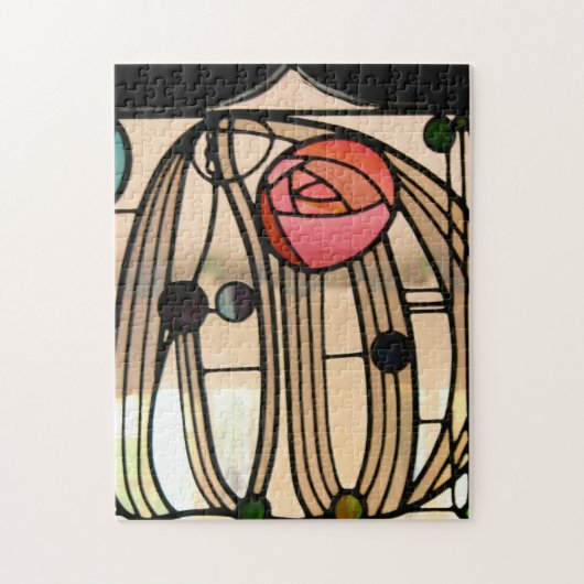 Mackintosh - The Stained Glass Window, Glasgow ジグソーパズル (縦)