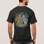 MACK'S SAFARI AIR CHARTER 空中ヘラジカ捕獲 Tシャツ (裏面)