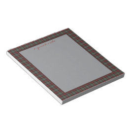 MacLachlan Modern Original Scottish Tartan  ノートパッド