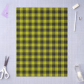 MacLachlan tartan yellow black plaid 薄葉紙 (クラフト)