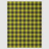 MacLachlan tartan yellow black plaid 薄葉紙 (正面)