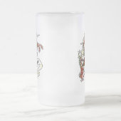 MacLeanのタータンチェックのユニコーン フロストグラスビールジョッキ (中央)