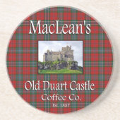 MacLeanの古いDuartの城のコーヒーCo.コースター コースター (正面)