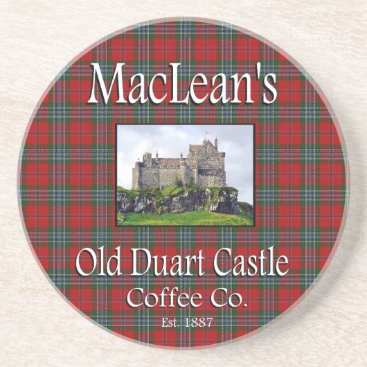 MacLeanの古いDuartの城のコーヒーCo.コースター コースター (正面)
