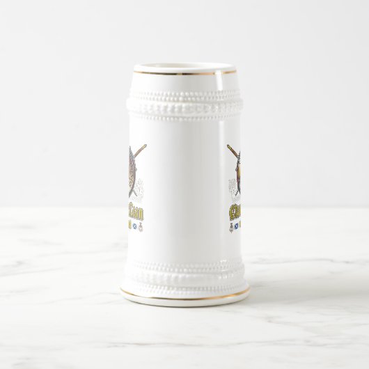 MacLeanクランバッジ ビールジョッキ (中央)