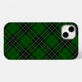 MacLeanタータンチェックグリーンとブラックプレイド Case-Mate iPhoneケース (裏面 (横))