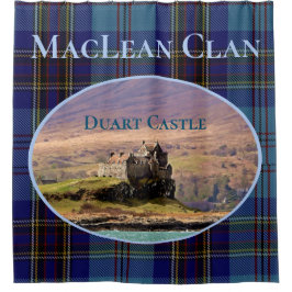 MacLean ClanユニークのDuart Castle写真 シャワーカーテン