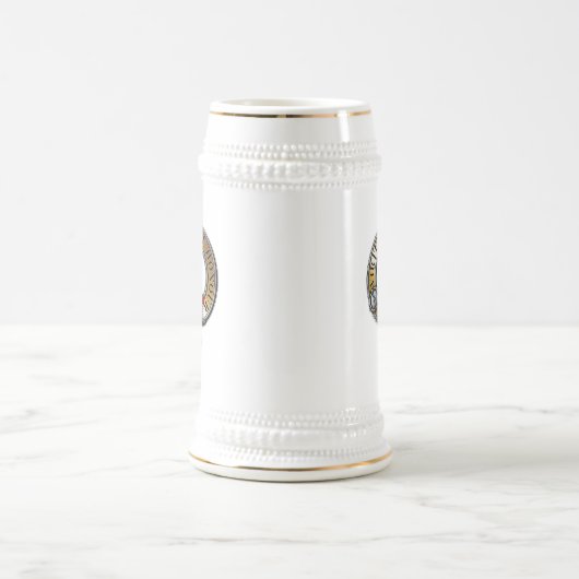 MacLean Crestバッジ ビールジョッキ (中央)