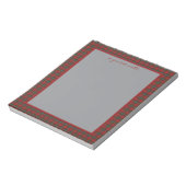 MacLean Duart Modern Original Scottish Tartan  ノートパッド (回転)