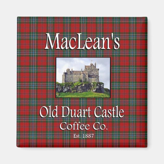 MacLean's Old Duart Castle Coffee Co.マグネット マグネット (正面)