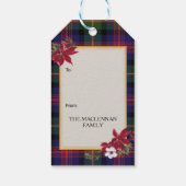 MacLennan Scottish Clan Tartan & Crest ギフトタグ (裏面)
