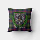 MacLennan Scottish Clan Tartan & Crest クッション (裏面)