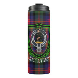 MacLennan Scottish Clan Tartan & Crest タンブラー