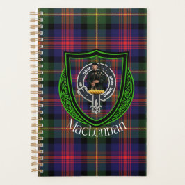 MacLennan Scottish Clan Tartan & Crest プランナー手帳
