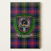 MacLennan Scottish Clan Tartan & Crest プランナー手帳 (裏面)