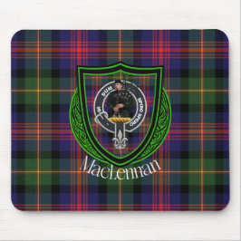 MacLennan Scottish Clan Tartan & Crest マウスパッド