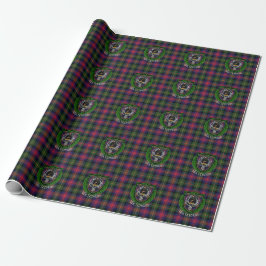 MacLennan Scottish Clan Tartan & Crest ラッピングペーパー