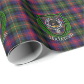 MacLennan Scottish Clan Tartan & Crest ラッピングペーパー (ロールコーナー)