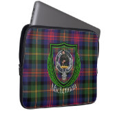 MacLennan Scottish Clan Tartan & Crest ラップトップスリーブ (正面右)