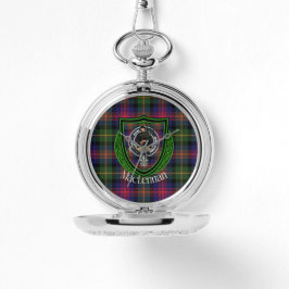 MacLennan Scottish Clan Tartan & Crest 腕時計