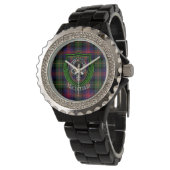 MacLennan Scottish Clan Tartan & Crest 腕時計 (アングル)