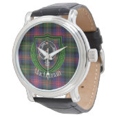 MacLennan Scottish Clan Tartan & Crest 腕時計 (アングル)