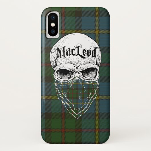 MacLeodのタータンチェックの強盗 Case-Mate iPhoneケース (裏面)